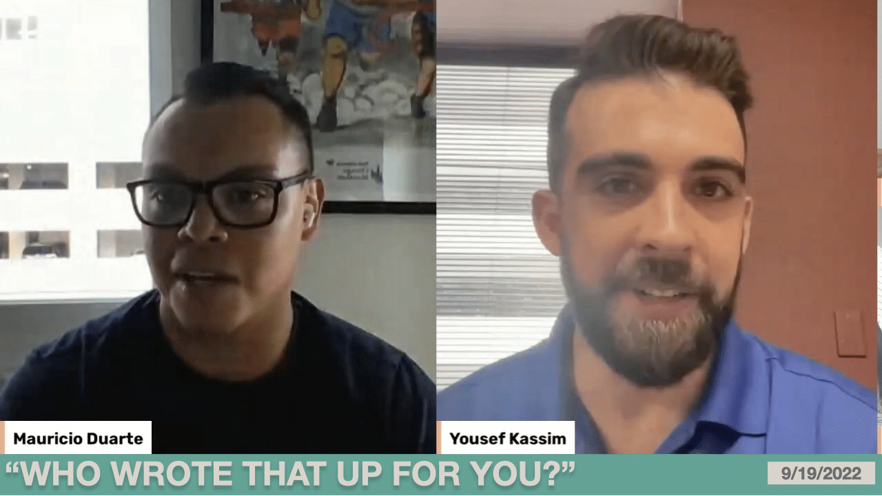 Mauricio Duarte of A2J Tech; Yousef Kassim of Easy Expunctions Courtroom5