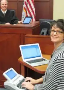 A Court Reporter Stops All Foolishness