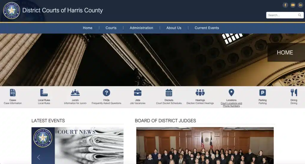 Harris County District Court Resources for Self-Represented Litigants