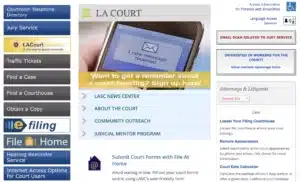 Los Angeles County Clerk of Court Resources for Self-Represented Litigants